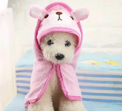 Colored Pet Towels for Soft Drying