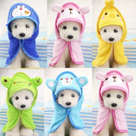 Colored Pet Towels for Soft Drying